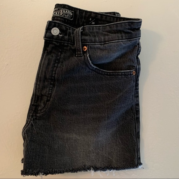 High waist denim shorts - Picture 2 of 3